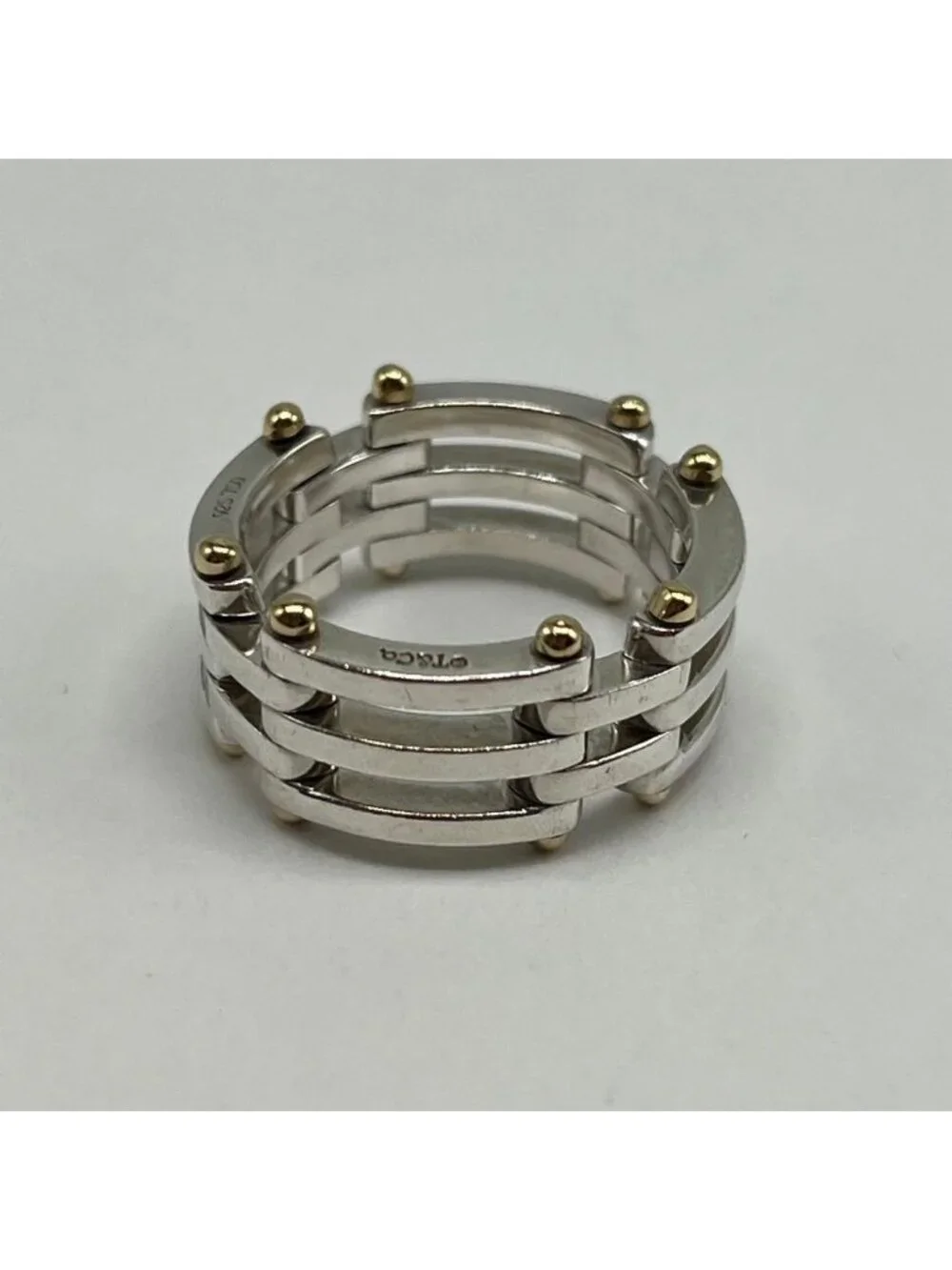 Tiffany & Co Gate Link Ring YG